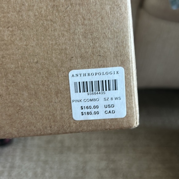 Maeve Pink and Black Striped Ballet Flats - Picture 4 of 4